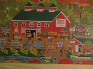 Bobbing Apple Orchard Farm 1000-teiliges Puzzle von Mark Frost in ausgezeichnetem Zustand - Bild 1 von 9