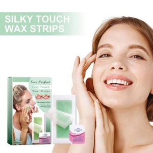 40Pcs Facial Body Hair Removal Wax Strips Depilatory Paper Leg Arm Bikini Q6P4 - Picture 1 of 8