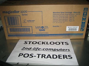 Minolta QMS Magicolor 2200 Black Toner Cartridge 1710471-001 - Afbeelding 1 van 1