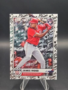 JAMES WOOD - 2025 All Star Mega RC Rookie #65 Nationals - Picture 1 of 2