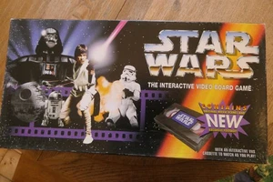 1995 VINTAGE STAR WARS THE INTERACTIVE VIDEO BOARD GAME PARKER HASBRO - Picture 1 of 12