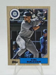 Tarjeta de novato Cal Raleigh 2022 archivos Topps - 1987 diseño Topps #290 (RC) - Imagen 1 de 2