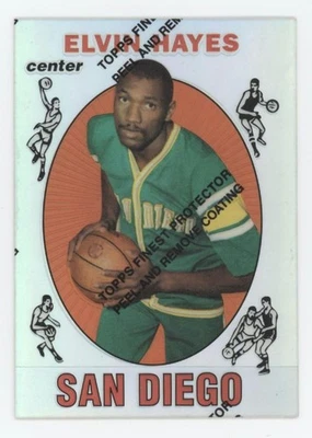Topps Finest Reimpresión 1996 refractor con revestimiento #21 Elvin Hayes Foto 1 de 2