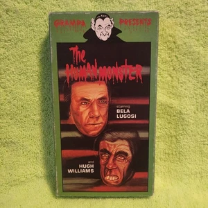 Grampa Presents The Human Monster Bela Lugosi (VHS, 1988) Vintage Video Rare HTF - Picture 1 of 3