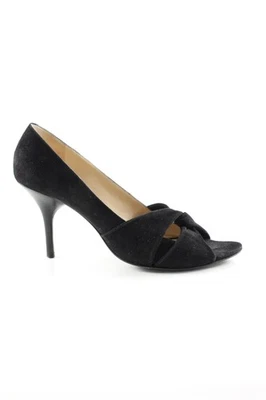 UNNüTZER Tacones con punta abierta Mujeres Tacones Talla EU 37.5 negro - Imagen 1 de 4