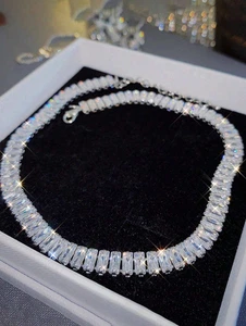 Crystal baguette choker - Picture 1 of 2