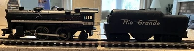 Lionel O Gauge 2-4-2 Rio Grande # 8213 Steam Locomotive And Tender - Image 1 of 4