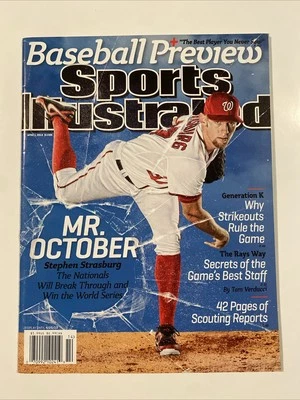 СТИВЕН СТРАСБУРГ Sports Illustrated World Series MVP Washington Nationals Star - Изображение 1 из 2