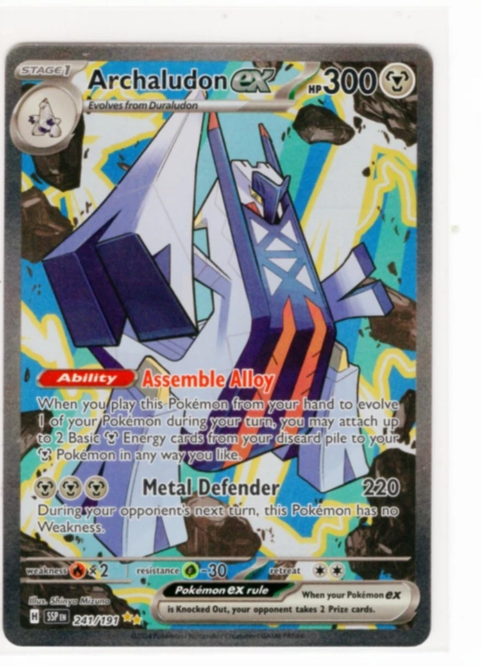 Archaludon ex 241/191 Sv08: Surging Sparks Holo - Image 1 of 2