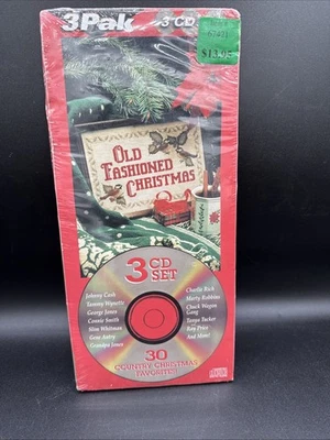 Old Fashioned Christmas by Various Country Artists 3-CD Set, 2001 Vintage Music Foto 1 de 4