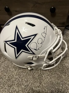Michael Irvin Signed Cowboys Full Size Authentic Helmet w/ Beckett COA - Picture 1 of 3
