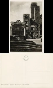 Cartoline San Gimignano PIAZZA DELLA CISTERNA 1950 - Picture 1 of 3