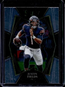 2021 Panini Select #150 Justin Fields Silver Prizm - Picture 1 of 2