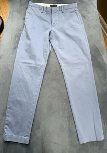 Pantaloni chino conici Banana Republic Mason vestibilità atletica blu 31x32 - Foto 1 di 2