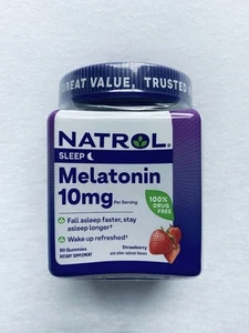 Natrol, 10mg Melatonin, 90 Gummies Sleep Support Supplement Exp 9/25 - Picture 1 of 4