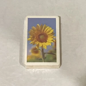 Sonnenblume Souvenir Spielkarten Reise Natur Blumenmotiv Sammlerstück versiegelt - Bild 1 von 2