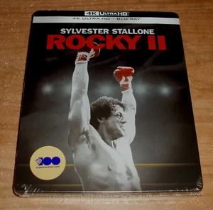 Rocky II Steelbook 4K UHD+Blu-Ray Nuovo Sigillato Dramma - Foto 1 di 5