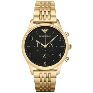 NEU EMPORIO ARMANI HERREN BETA GOLD CHRONOGRAPH UHR - AR1893 - UVP £399 - Bild 1 von 6