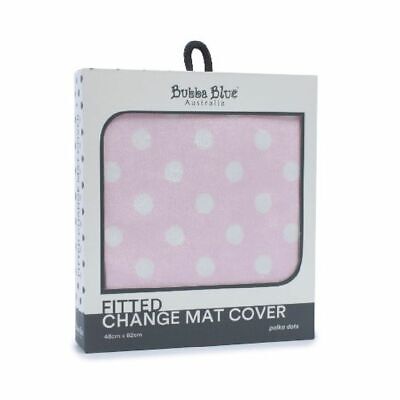 Bubba Blue Polka Dots Change Pad Cover Pink • 13.56$