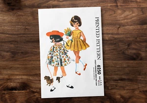 McCall's 6250 Sewing Pattern Girls Dress and Coat Sizes  1, 2, 3, 4, 5, 6 - Picture 1 of 4