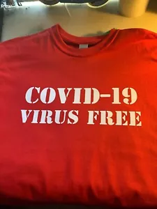 shirt 19 virus free self isolating social distancing clean hands funny - Picture 1 of 12