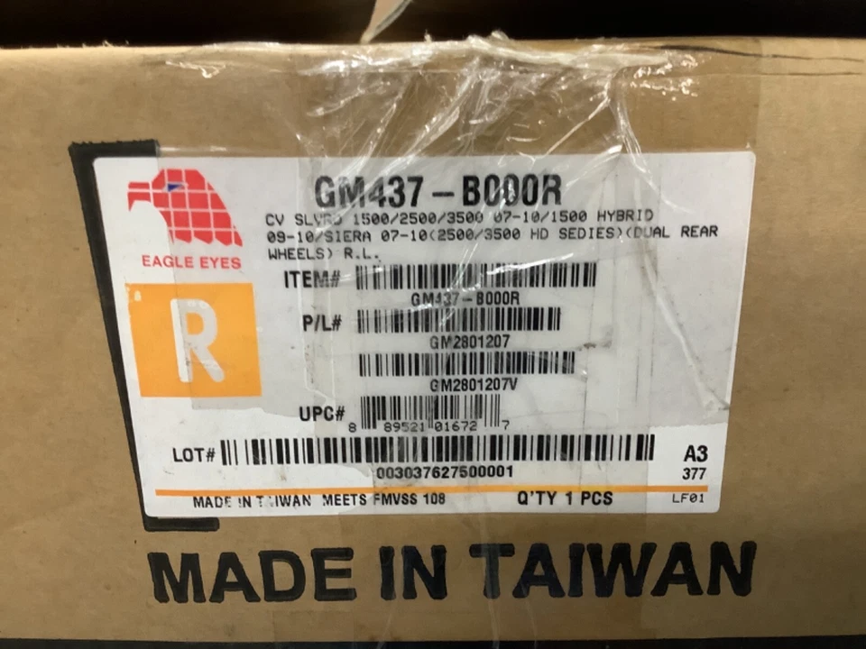 Luz trasera para Chevrolet Silverado 1500 2007-2013 y 07-10 Silverado 2500 HD RH Foto 1 de 1