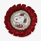 Peanuts Snoopy Rosette Coin Case Afternoon Tea Limited 13cm 5.1" from Japan New