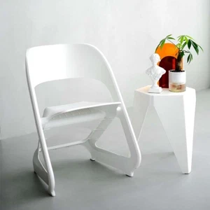 ArtissIn Set of 4 Dining Chairs Office Cafe Lounge Seat Stackable Plastic Leisur - Picture 1 of 8