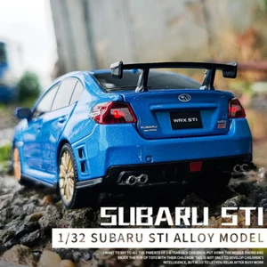 1:32 Subarus WRX STI Sport Diecast Car Model With Sound & Light Kids Toy Gift - Picture 1 of 16