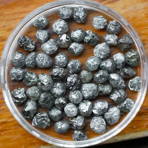 GRIGIO GREZZO PREMIUM GREZZO NATURALE DIAMANTE SFUSO LOTTO 2 PEZZI 1,00 Ctw - Foto 1 di 8