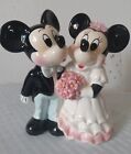 DISNEY Mickey & Minnie Mouse-Wedding Bride and Groom Porcelain Figurine/Topper