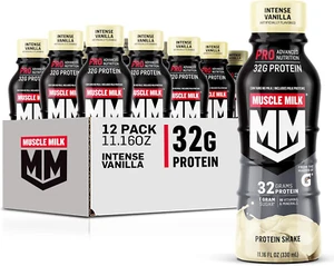 Batido de proteínas Muscle Milk Pro Advanced Nutrition, vainilla intensa, 11,16 fl oz ( - Imagen 1 de 12
