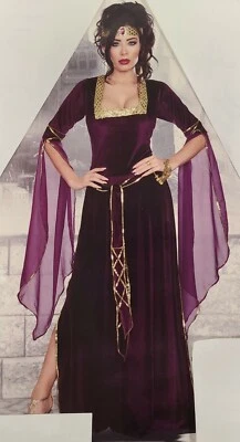 Women's Medieval  Regal Eggplant Velvet "Medieval Princess" Costume By Dreamgirl - Image 1 of 4