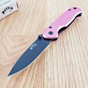 Frost Cutlery Bandit Folding Knife 2.38" Stainless Steel Blade Aluminum Handle - Picture 1 of 12