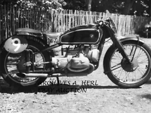 Compressore BMW 500 tipo 255 Jock West 5° nel 1938 Isola di Man Senior TT foto - Foto 1 di 1
