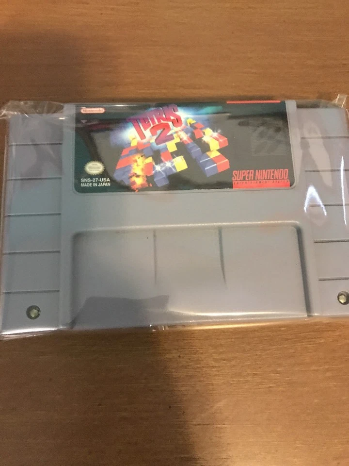Tetris 2 (Super Nintendo Entertainment System, 1994) Cartridge Only - Image 1 of 2