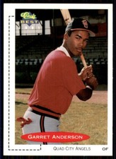 1991 Classic Best Garret Anderson Quad City Angels #258
