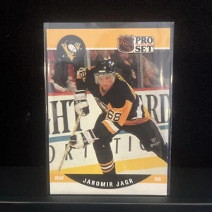 1990-91 Pro Set - Testate di stato allineate #632 Jaromir Jagr (RC) - Foto 1 di 6