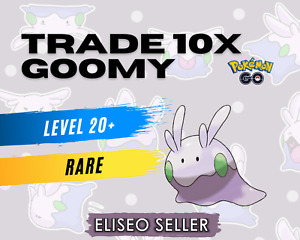 Goomy x10 PACK - Pokemon Trade Goomy x10 GO - Chance Lucky