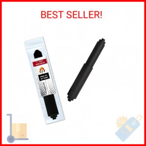 Toilet Paper Roller Holder (7 Inch) Black - Plastic (Spring Loaded) Replacement - Picture 1 of 2