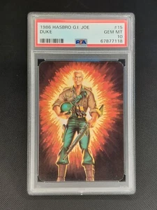 1986 Hasbro GI G.I. JOE #15 DUKE First Sergeant - PSA 10 GEM MINT Low Pop ICONIC - Picture 1 of 3