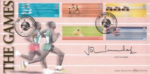 (95723) GB Benham FDC SIGNED JOHN INVERDALE Commonwealth Games London 2002 - Picture 1 of 1