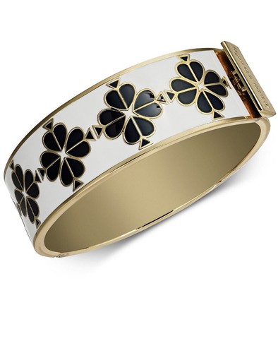 Bracciale Kate Spade $128 smalto oro fiore #2