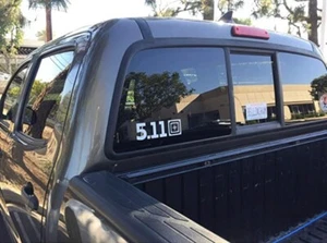 5.11 WHITE Vinyl Decal Bumper Sticker for Car Truck Van SUV Window 2-1/2”x7” - Bild 1 von 4