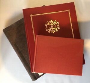 Great Quality 3x Photo Albums: Total Of About 50 Pages - Two sealed - all unused