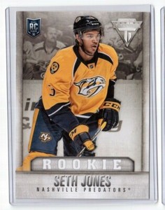 2013-14 Panini Titanium Rookie Jumbo Card J-2 Seth Jones Nashville Predators