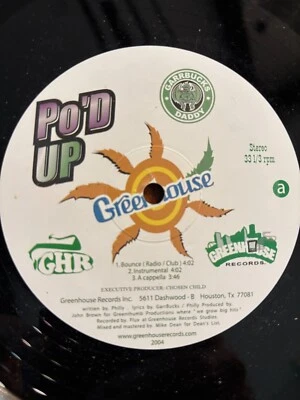 GARR-GOYLE "Po'D Up" Ep Houston Texas Gangsta Rap Near Mint - Image 1 of 2