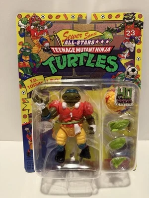 Tortugas Ninja Adolescentes Mutantes Alcantarilla Deportes All-Stars T.D Tossin Leo TMNT 40 Años Foto 1 de 4