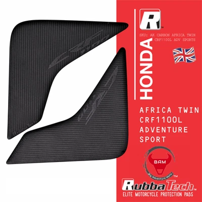 RubbaTech Honda Africa Twin CRF1100L Adv Sport rubber knee pads - image 1 of 4
