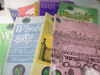WIMBLEDON TENNIS CHAMPIONSHIPS Programmes 1980s 1990s Selection - Image 1 of 4